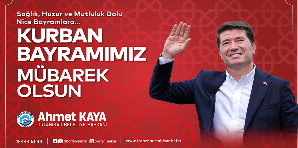 ORTAHİSAR BELEDİYESİ KURBAN BAYRAMI İLANI