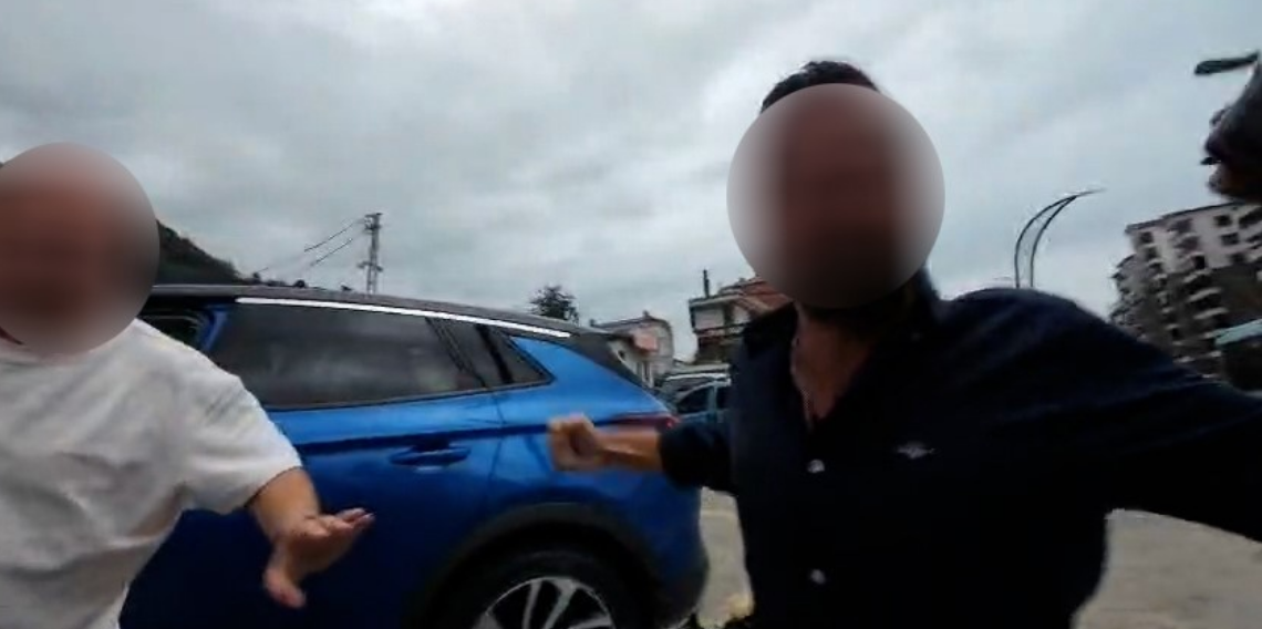Rize'de bisiklet sürücüsüne saldıran şahıslara 360 bin lira ceza kesildi
