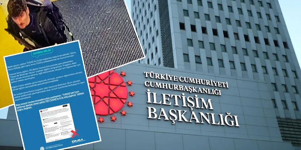 DMM, ‘TUSAŞ’taki hain saldırıya destek veren şahıs TEİ/TUSAŞ’ta 6 ay staj yapmış’ iddiasına yanıt verdi