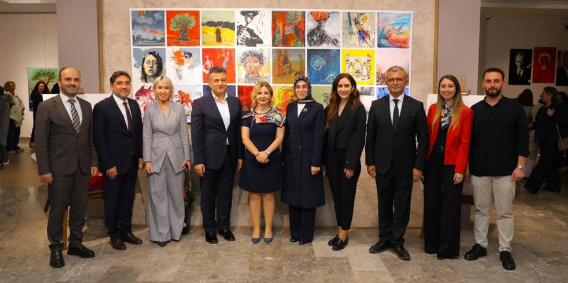 Samsun'da I. Sanat Çalıştayı'nın eserleri sergilendi