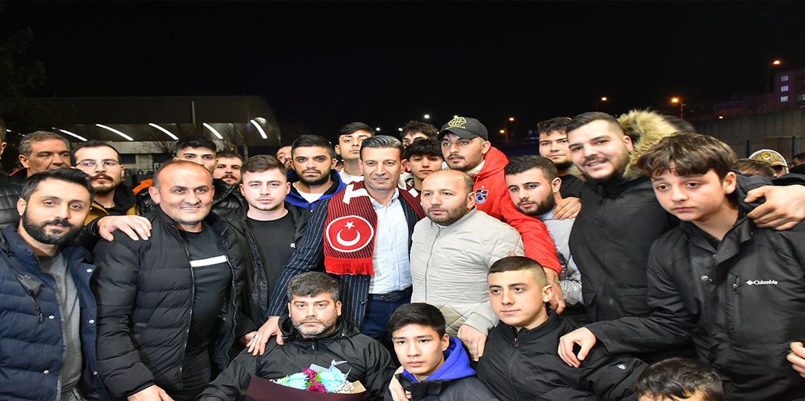 Trabzon’un Evladına Krallar Gibi Karşılama