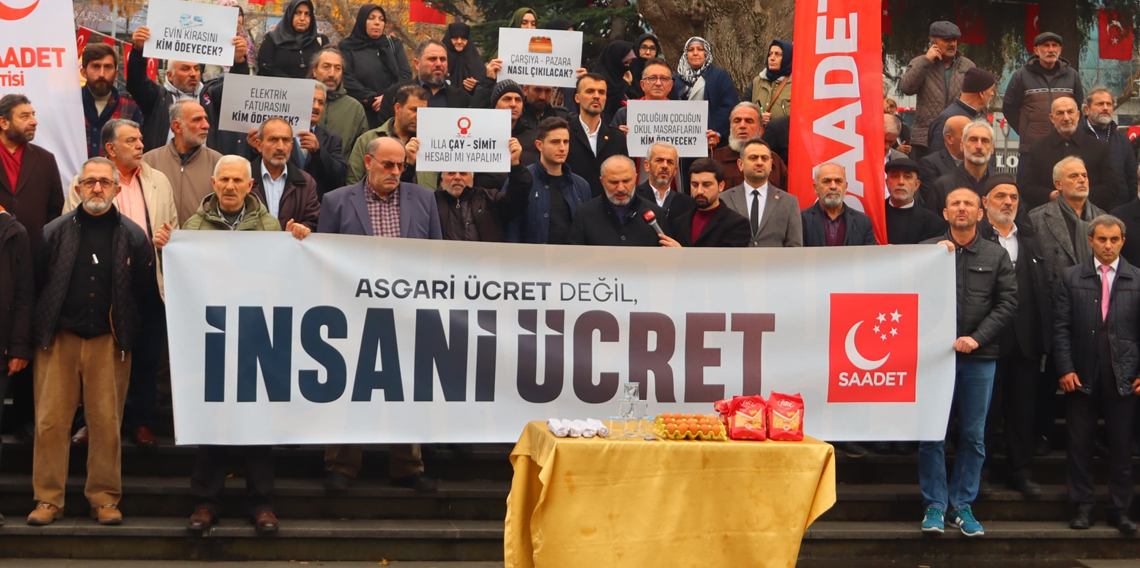 Trabzon'da Asgari Ücret Tepkisi