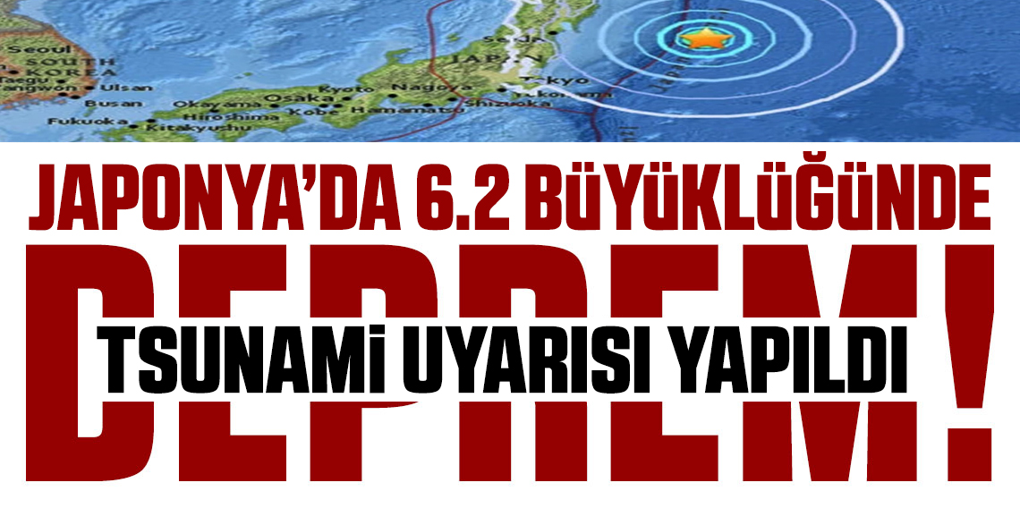 Japonya’da 6.2 büyüklüğünde deprem