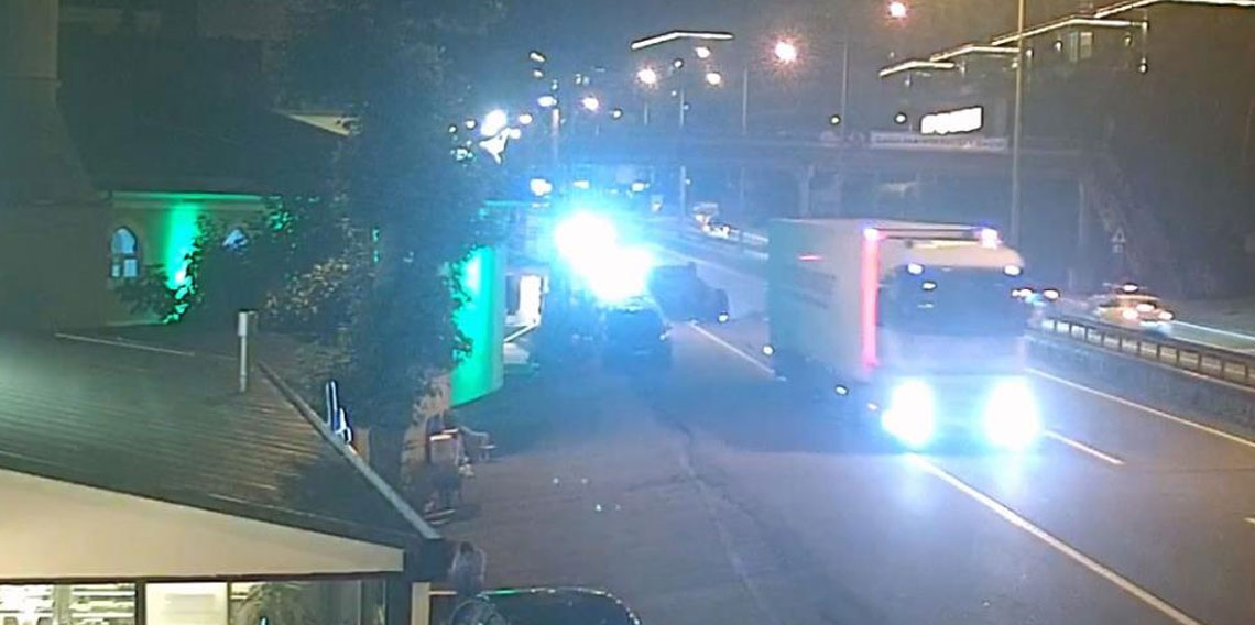 Giresun’daki feci kaza kamerada: 1 ölü, 2 yaralı