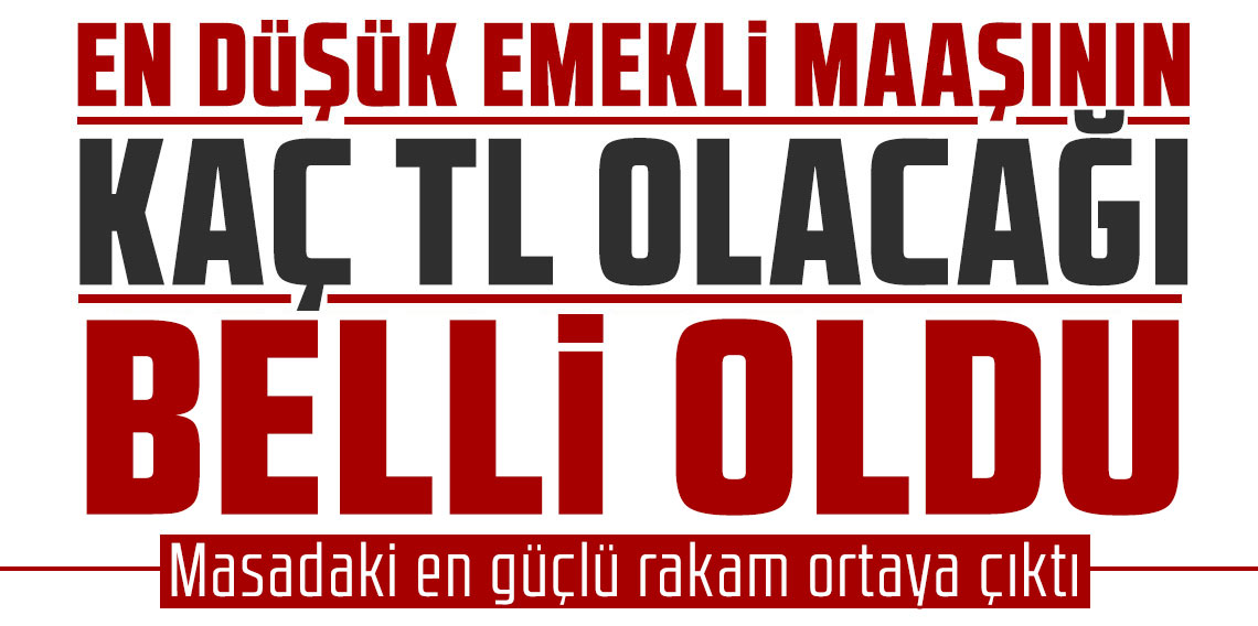 En düşük emekli maaşı için çalışmalar başladı: Masadaki en güçlü rakam ortaya çıktı