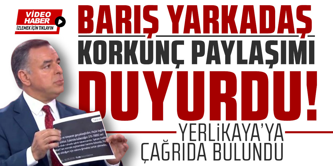 Barış Yarkadaş'tan Kılıçdaroğlu’na yapılan ölüm tehdidi sonrası güvenlik çağrısı