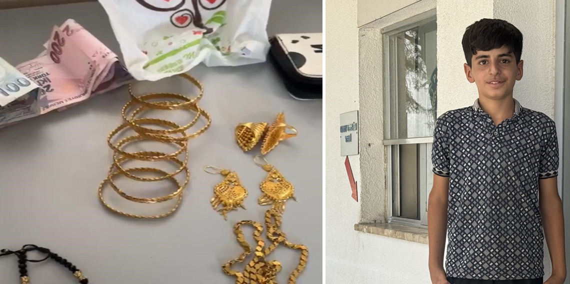 Milyonluk altını sahibine teslim etti! Kendisi küçük, yüreği büyük
