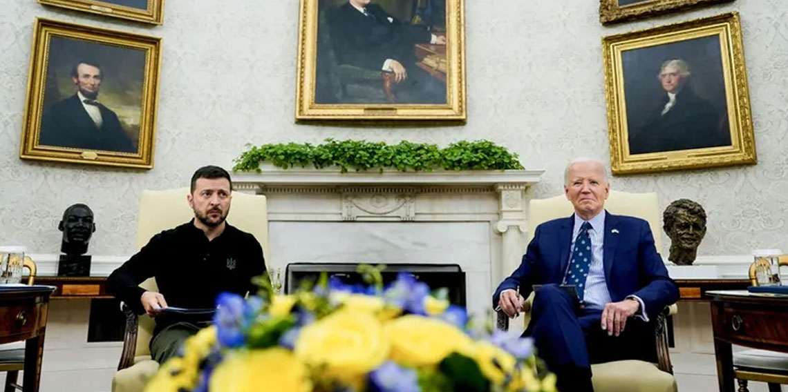 Biden ve Zelenskiy, Beyaz Saray'da bir araya geldi