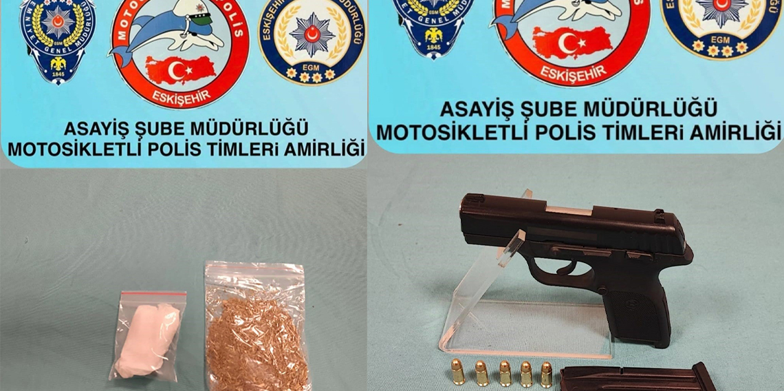 Asayiş uygulamasında silah ve uyuşturucu madde ele geçirildi