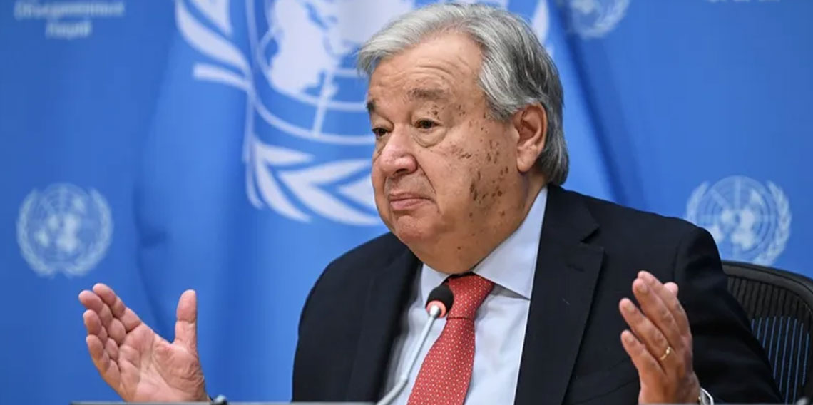 Guterres: Filistin halkı için yaşam koşulları sürdürülemez durumda