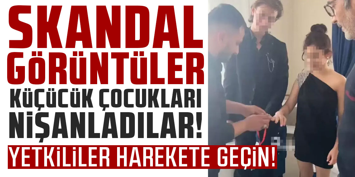 Skandal olay! Küçücük çocukları nişanladılar