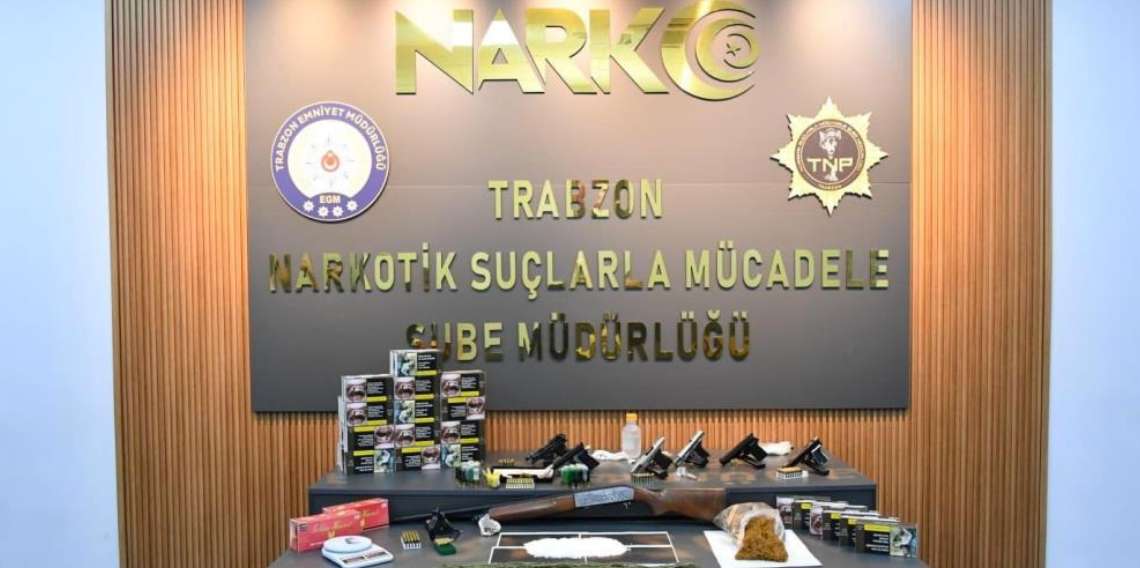 Trabzon’da 5 aylık takip uyuşturucu operasyonu ile sonuçlandı.