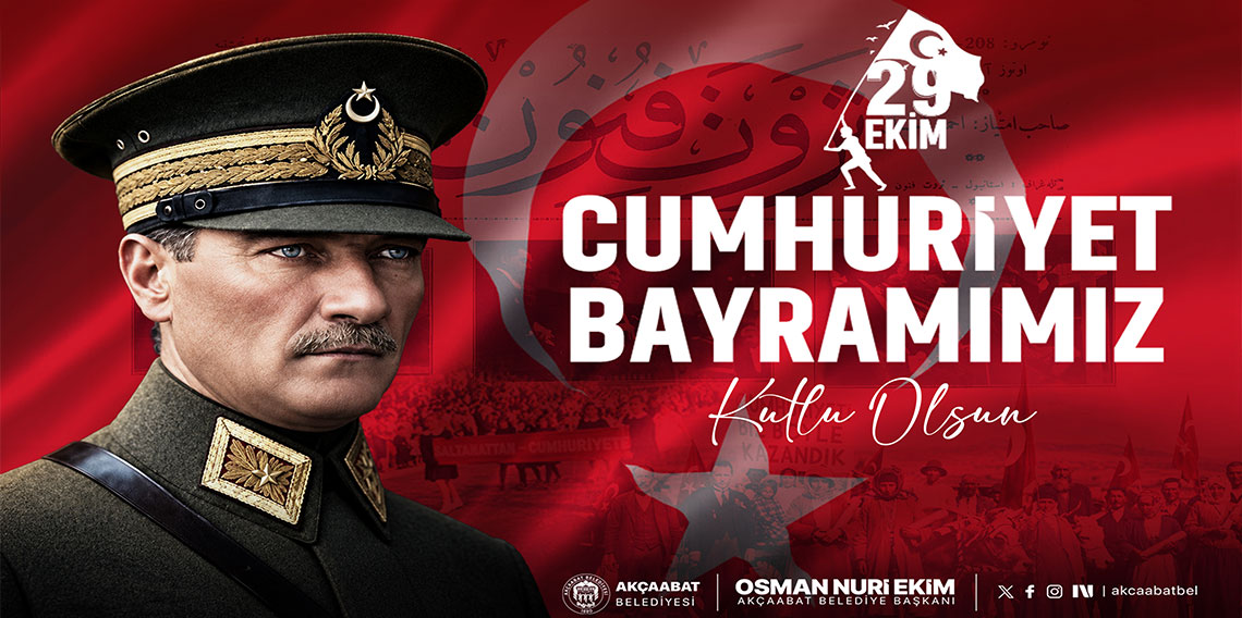 AKÇAABAT BELEDİYESİ 29 EKİM CUMHURİYET BAYRAMI İLANI