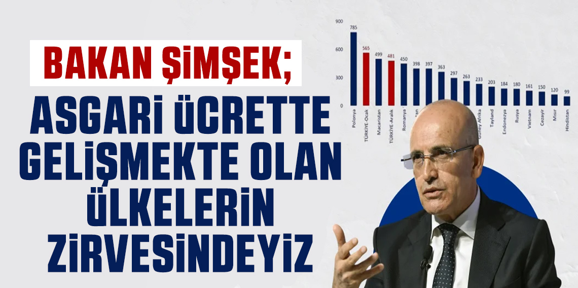 Mehmet Şimşek'ten istihdam ve asgari ücret değerlendirmesi