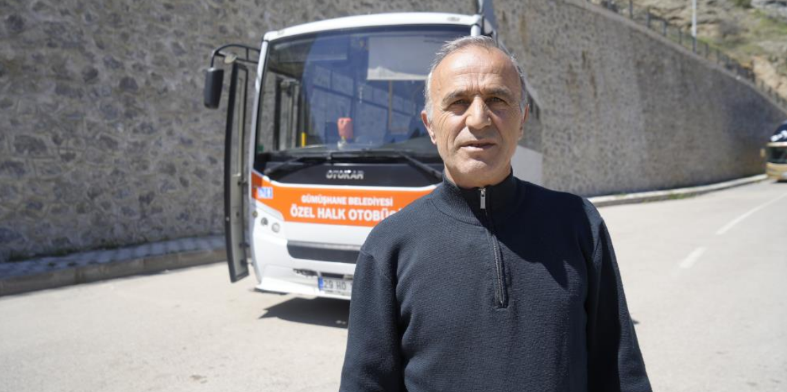 Gümüşhane'de fenalaşan yolcu hastaneye dolmuşla yetiştirildi