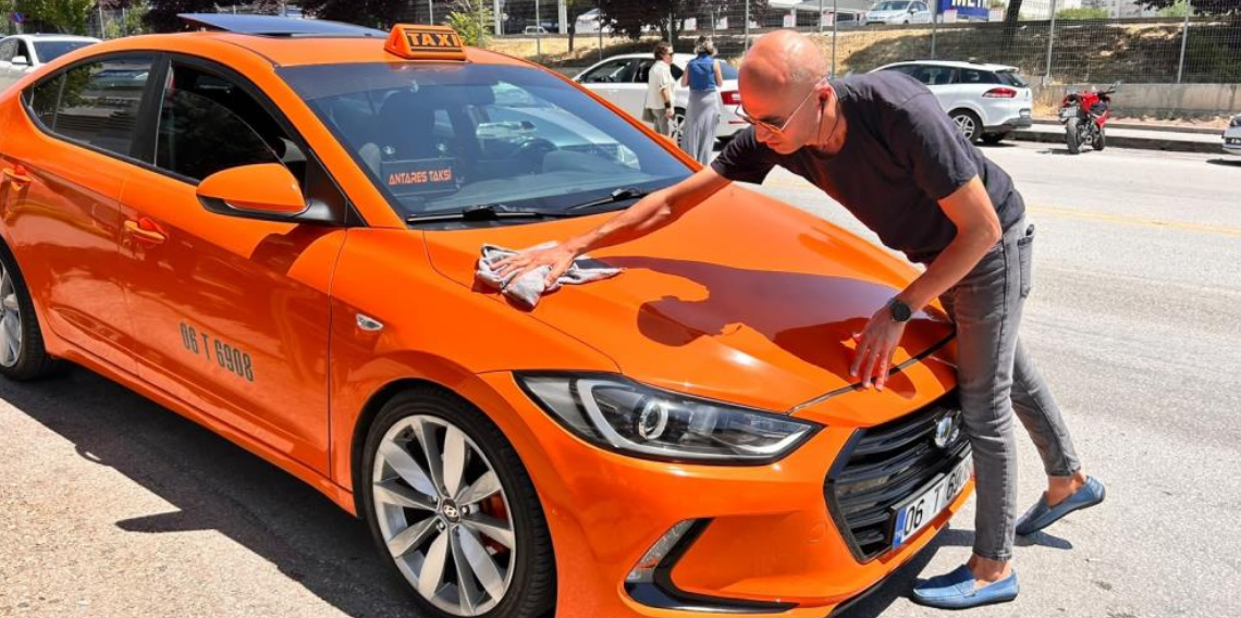 Ankara'da başlayan taksi yolculuğu Giresun'da sona erdi