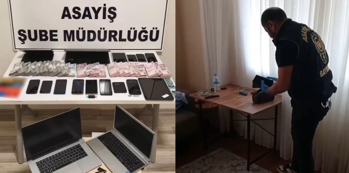 Bayburt merkezli dolandırıcılık operasyonunda 5 tutuklama