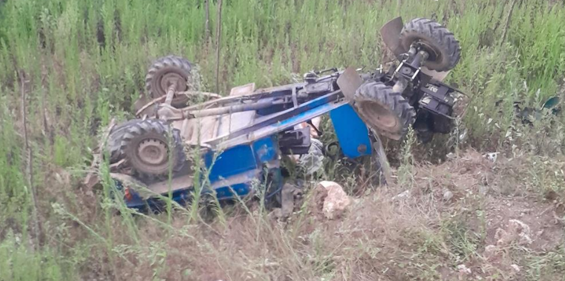 Ordu’da seyir halindeyken kilitlenen patpat devrildi: 1 yaralı