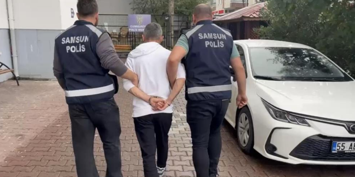 Bafra’da 37 yıl hapis cezasıyla aranan hükümlü yakalandı