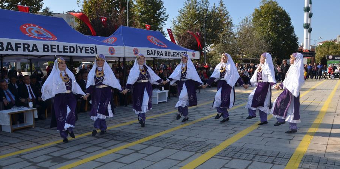 Bafra’da Cumhuriyet Bayramı coşkuyla kutlandı