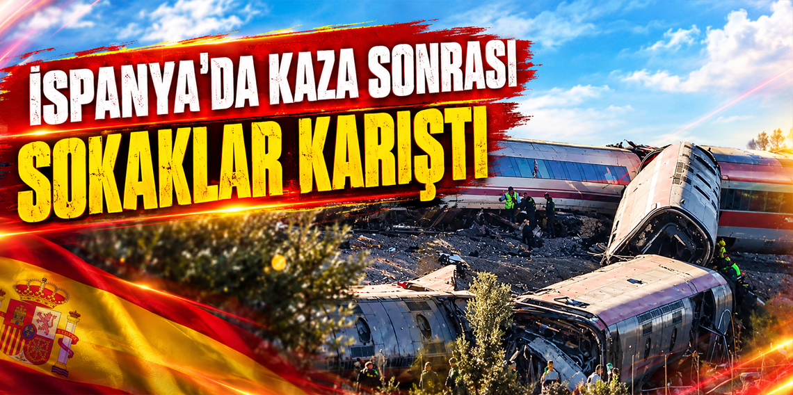 İspanya’da 68 kişinin öldüğü tren kazası sokakları karıştırdı