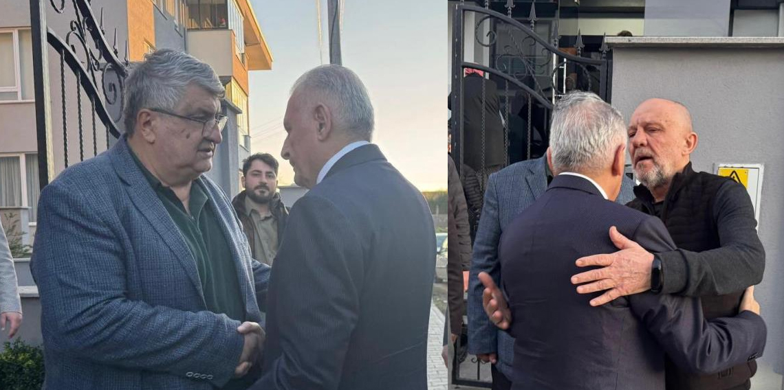 Binali Yıldırım'dan yangında hayatını kaybeden ailelere taziye ziyareti