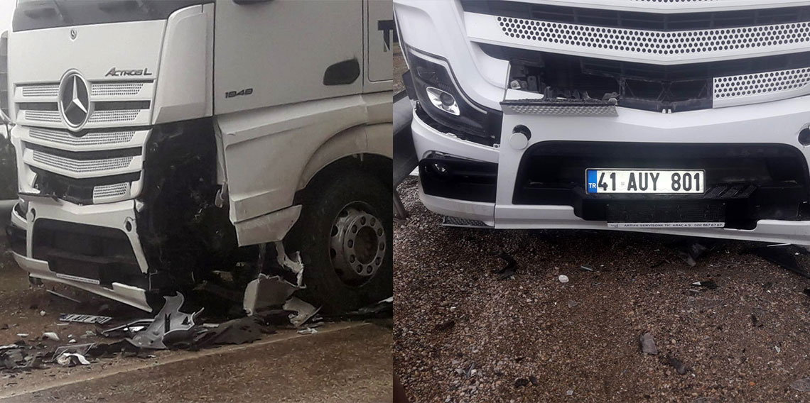 Bolu’da tır ile otomobil çarpıştı: 1’i ağır 4 yaralı