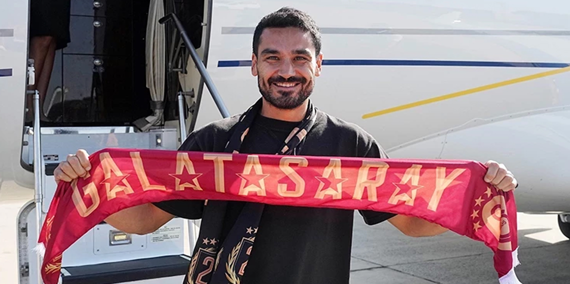 Galatasaray’ın yeni transferi İlkay Gündoğan, İstanbul’a geldi