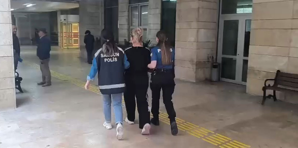 Samsun'da 23 yıl 2 ay 17 gün hapis cezası bulunan kadın yakalandı