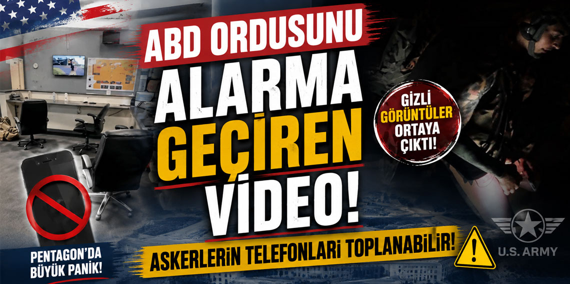 ABD ordusunu alarma geçiren video! Askerlerin telefonları toplanabilir!