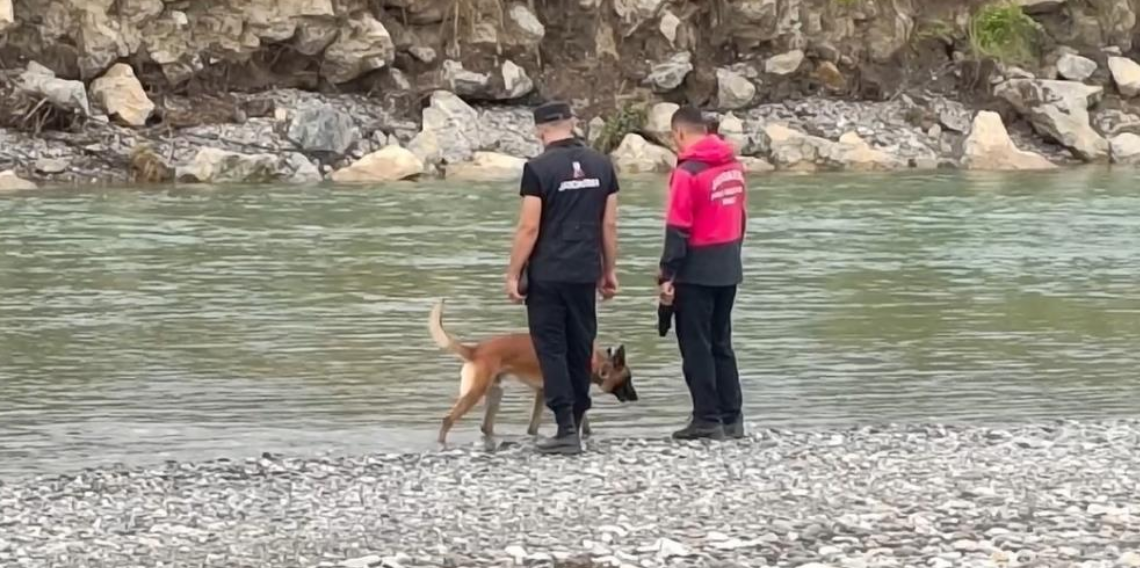 Kelkit Irmağı'nda kaybolan genç için arama çalışmaları yeniden başladı