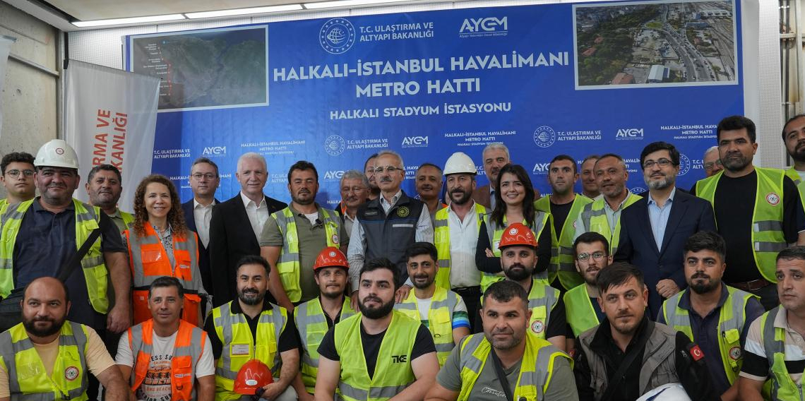 Halkalı-İstanbul Havalimanı Metro hattı 2025 sonunda hizmete açılacak