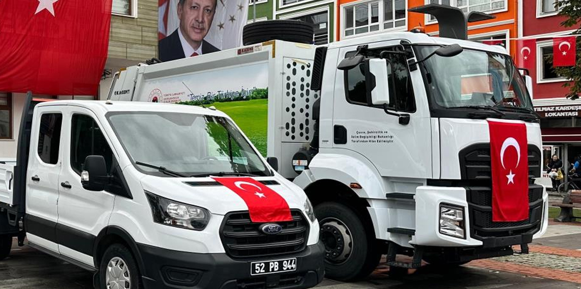 Ordu, Perşembe Belediyesi araç filosunu güçlendiriyor