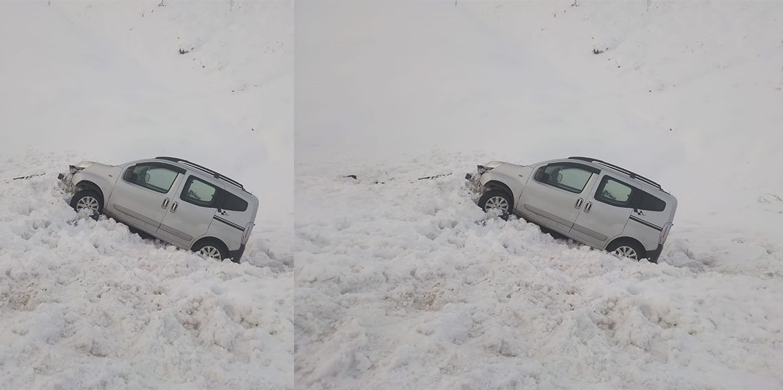 Bingöl’de araç şarampole yuvarlandı: 3 yaralı