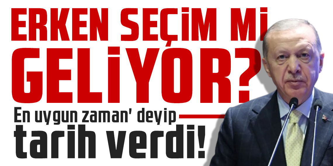 Erken seçim mi geliyor? En uygun zaman' deyip tarih verdi!