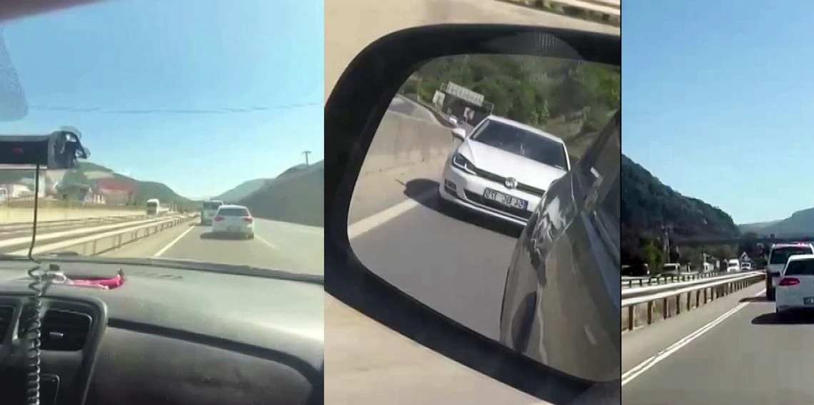 Sirenleri umursamadı, orman yangınına giden ekibe yol vermedi