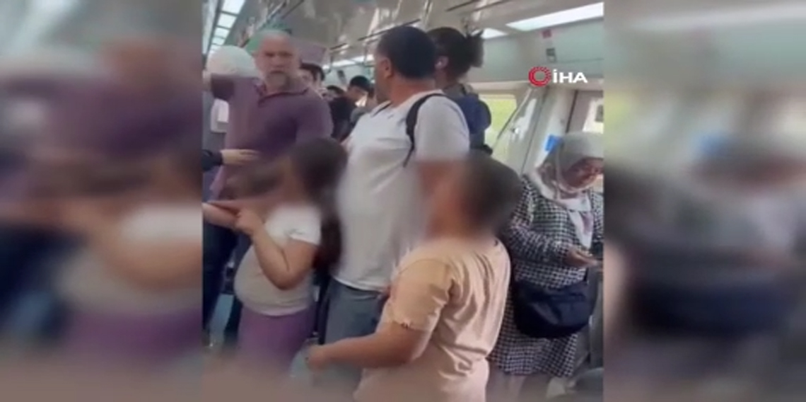 Marmaray’da çocuklarının yanında babayı darp eden sanık hakim karşısına çıktı