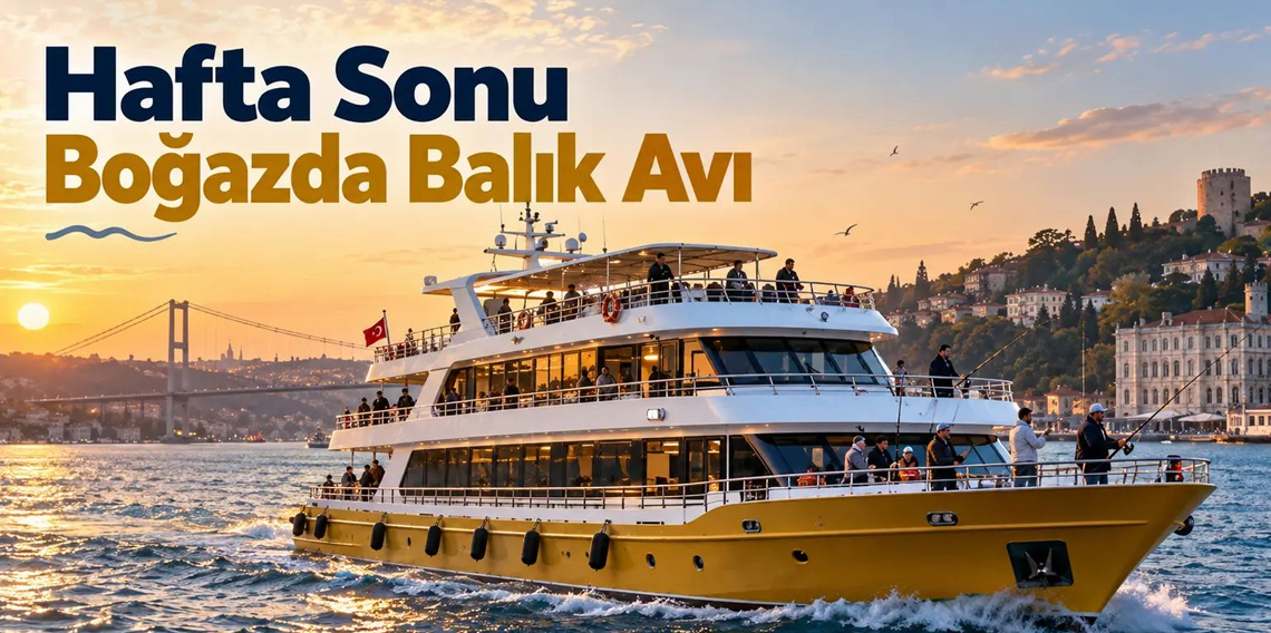 İstanbul’da Hafta Sonunu Değerlendirmenin Farklı Bir Yolu Boğaz’da Balık Avı
