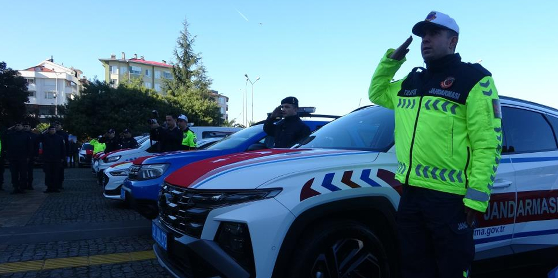 Giresun’da güvenlik güçleri için 65 yeni araç törenle teslim edildi