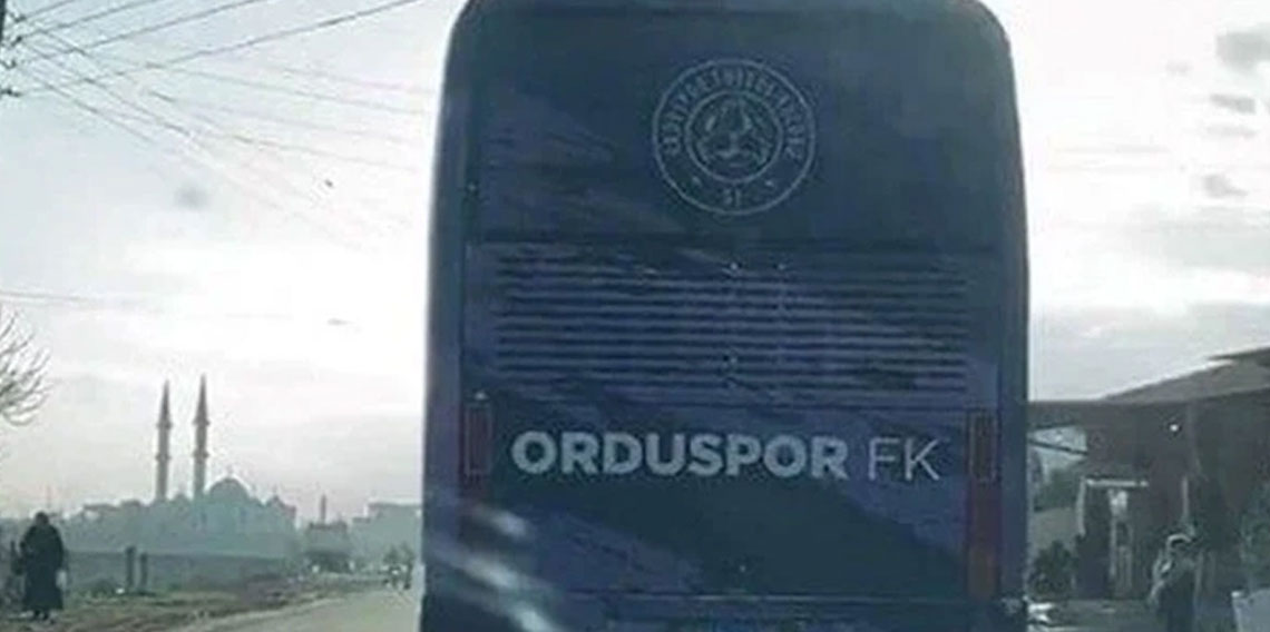 Orduspor otobüsü neden Suriye'de? Kulüpten açıklama geldi