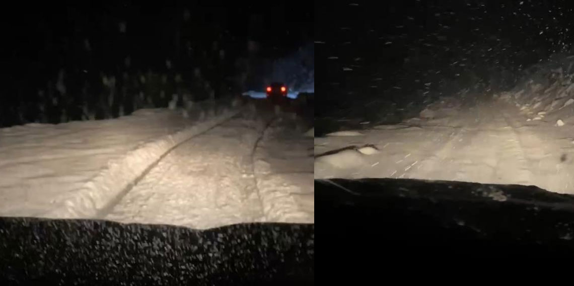 Rize’nin yüksek kesimlerinde yoğun kar yağışı etkili oldu