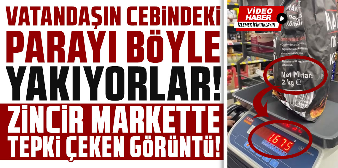 Trabzon’da zincir marketteki eksik gramaj tepkiye yol açtı!