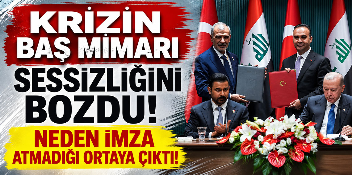 Krizin baş mimarı sessizliğini bozdu! Neden imza atmadığı ortaya çıktı!