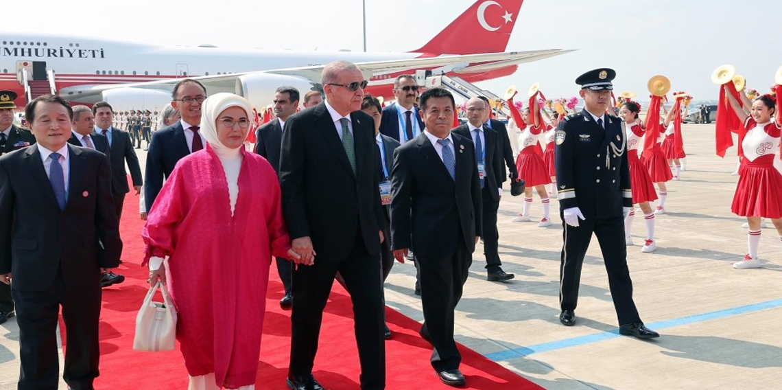 Cumhurbaşkanı Erdoğan Çin'de