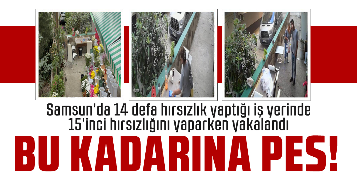Samsun'da İlginç Hırsızlık