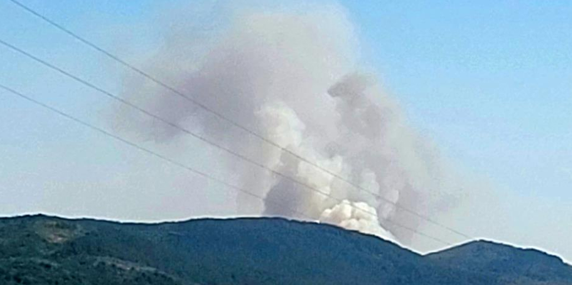 Karabük'te orman yangını çıktı