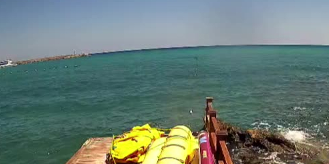 Kıbrıs'ta batan feribotun son anları kamerada