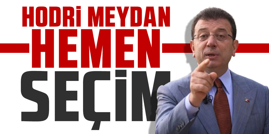 İmamoğlu'ndan Erdoğan'a jet yanıt: ''Hodri meydan hemen seçim''