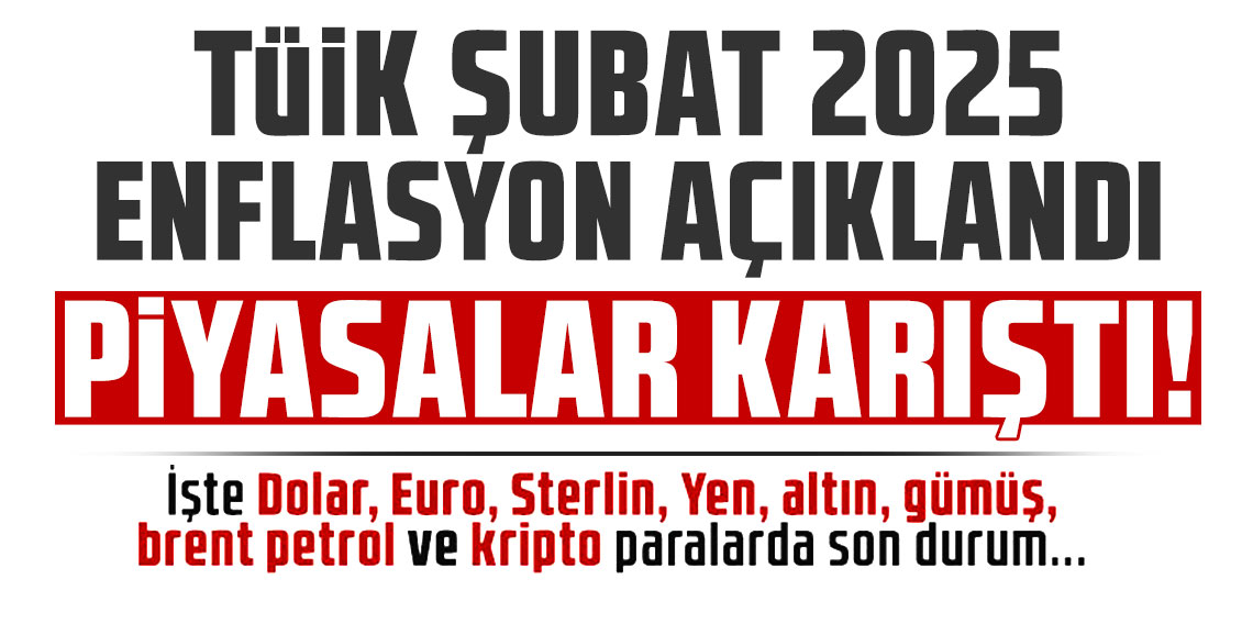 Enflasyon rakamları sonrası dolar, Euro ve altında son durum