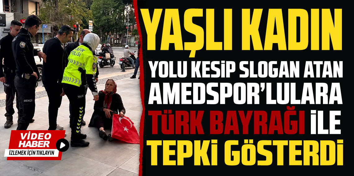 Marmaris’te 66 Yaşındaki Kadının Bayraklı Tepkisi Gündem Oldu! Konvoya Polis Müdahalesi